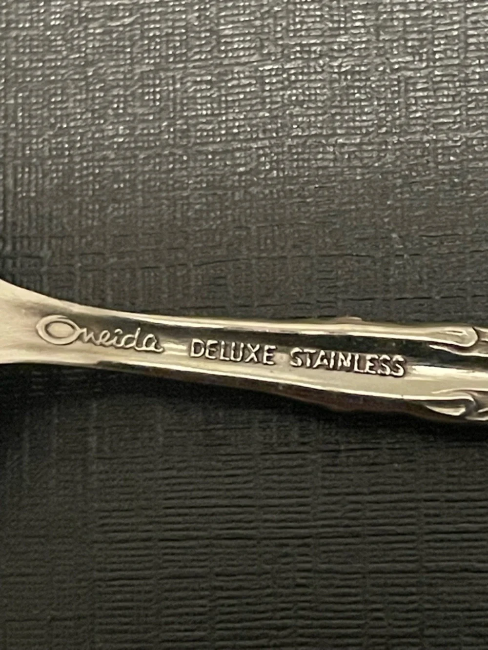 Oneida Cherie 2 Piece Baby Set Fork & Spoon Stainless Steel Oneida Deluxe